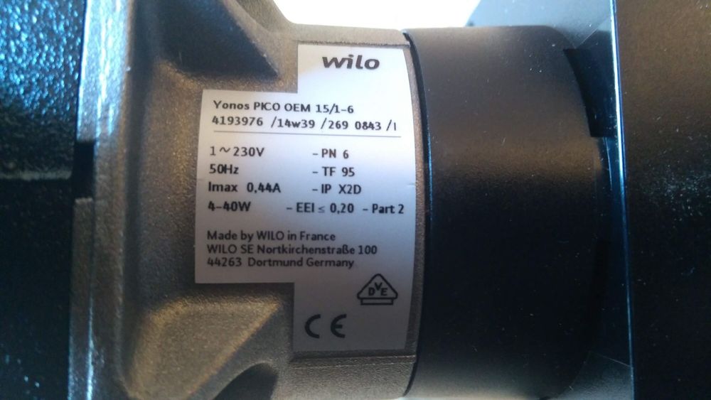 pompa wilo yonos pico 15/1-6 130 mm rs 15/6-3 ups 15-60