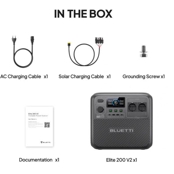 Bluetti Elite 200 V2 Європейська