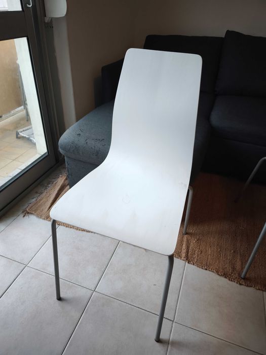 6 cadeiras brancas MARTIN IKEA