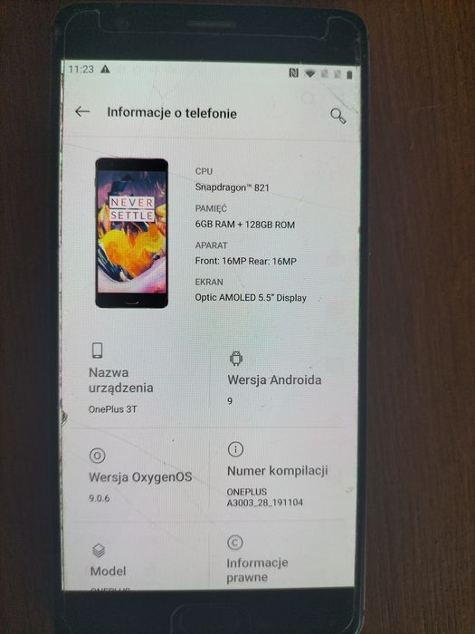 Telefon smarfton One Plus3T