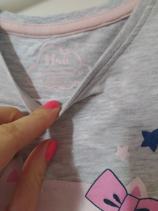 T-shirt niemowlęcy Primark kotek 80