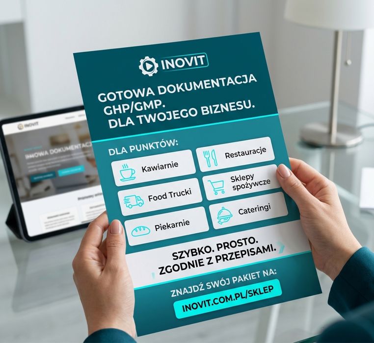 GHP/GMP i HACCP - Gotowa kompletna dokumentacja dostępna od ręki - w mniej niż 5 minut