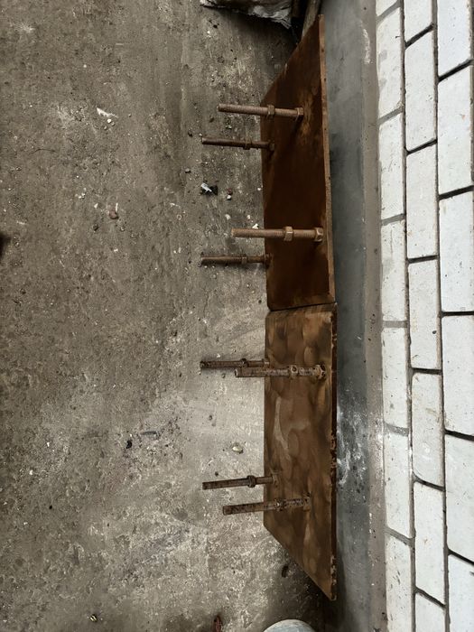 Плиты для вала фуганка рубанка толщ 1.2 см вес 25 кг одна