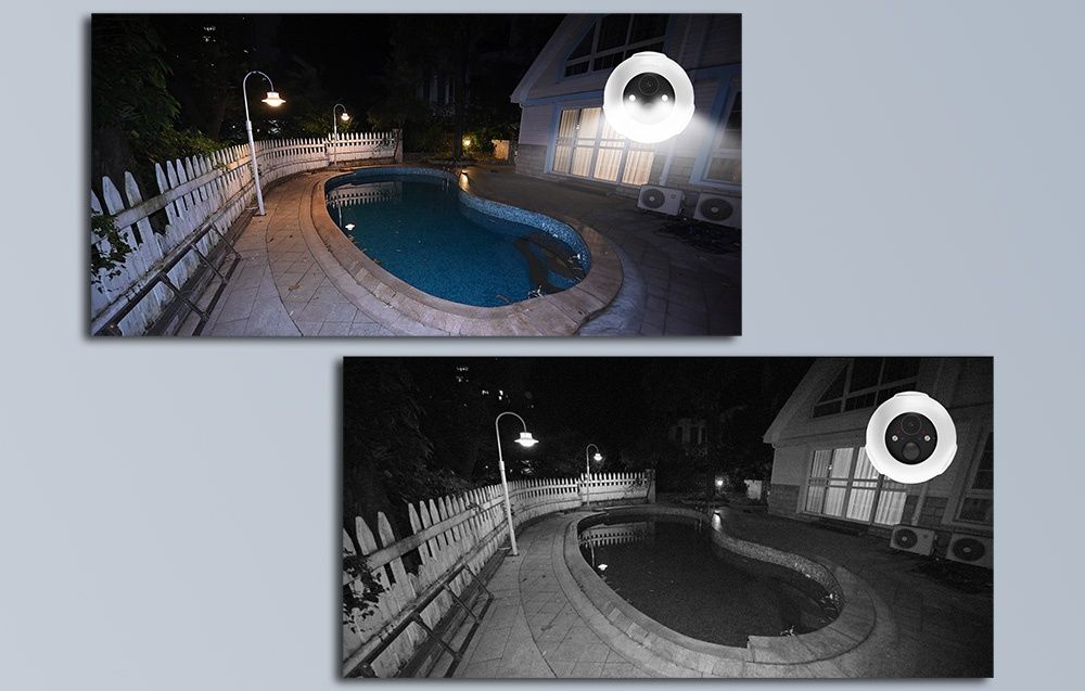 Kamera zewnętrzna SwitchBot Outdoor Spotlight Cam WiFi Bluetooth