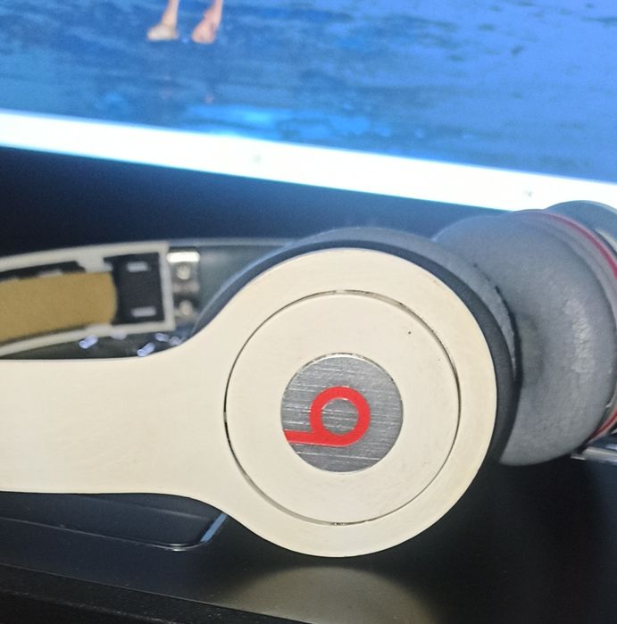 Słuchawki na sprzedaż Monster Beatz by Dr Dre białe