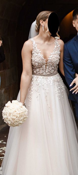 Suknia ślubna Elizabeth Passion E-4860 r. 38 oryginalna błysk Kraków