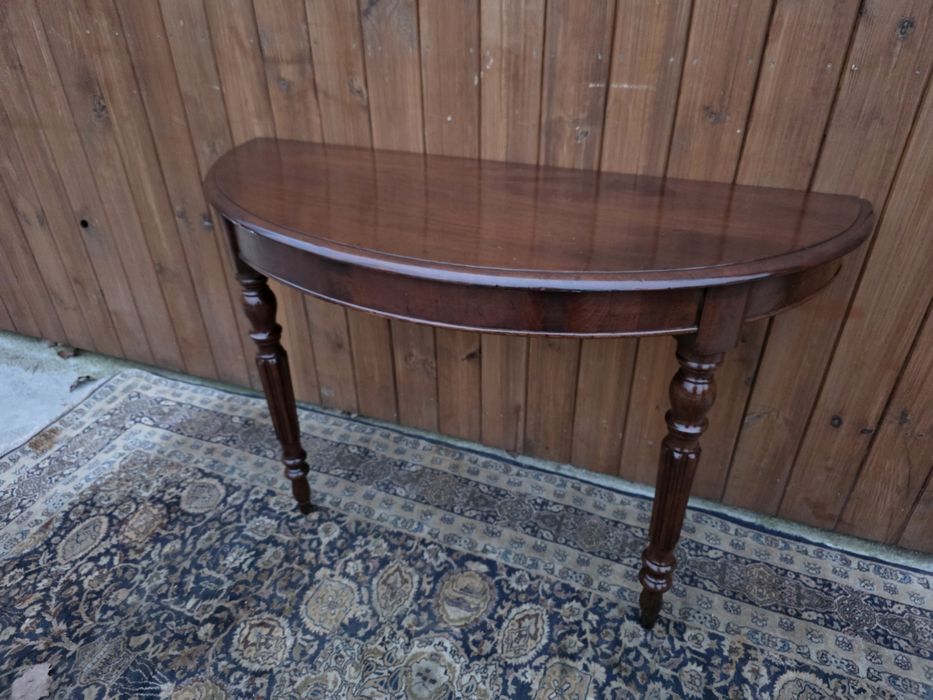 Konsola drewniana secesyjna stolik #2167 Stylowy Węgrów