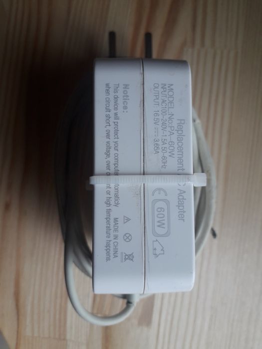 Блок питания 60 ватт, 16,5 вольт, 3,65 ампер