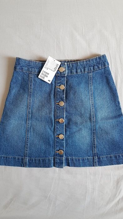 Spódnica jeansowa (dżinsowa) H&M, XXS (32) / XS (34)