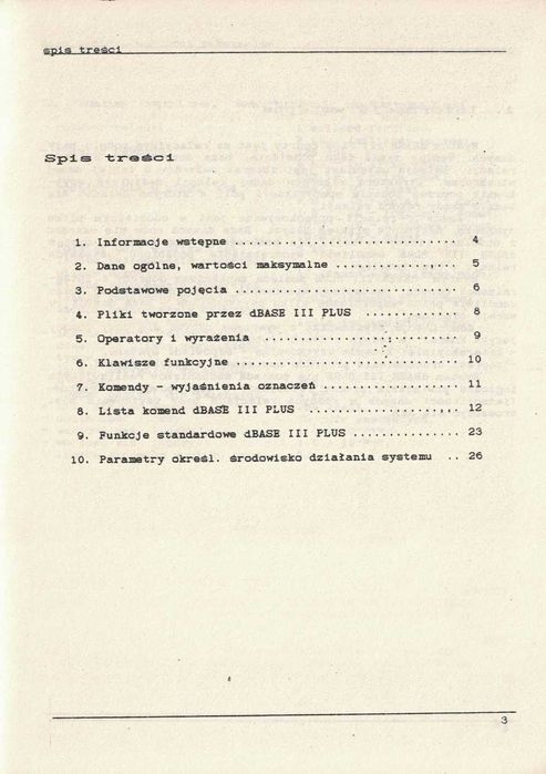 dBASE III PLUS - kompendium programisty