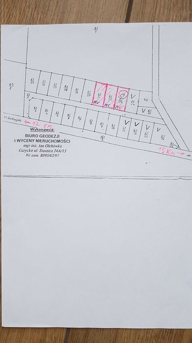 Działka budowlane, szlak Wielkich J Mazurskich, Kozin, Media, 1000m x2 - Widok 5