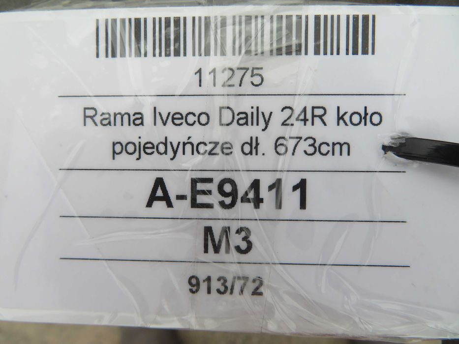 Iveco Daily 24r rama koło pojedyńcze 673 cm