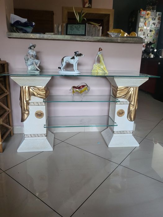 Półka z lustrem styl Versace