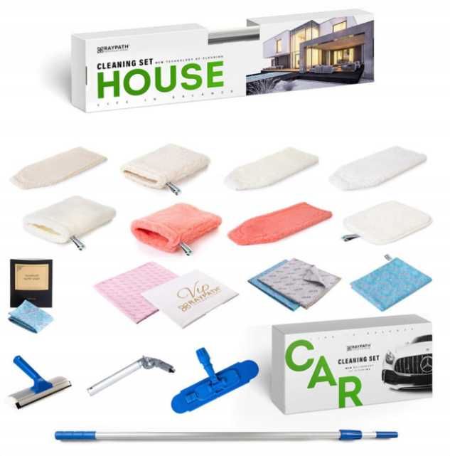 Raypath - największy zestaw do sprzątania dom + auto (22 szt.)