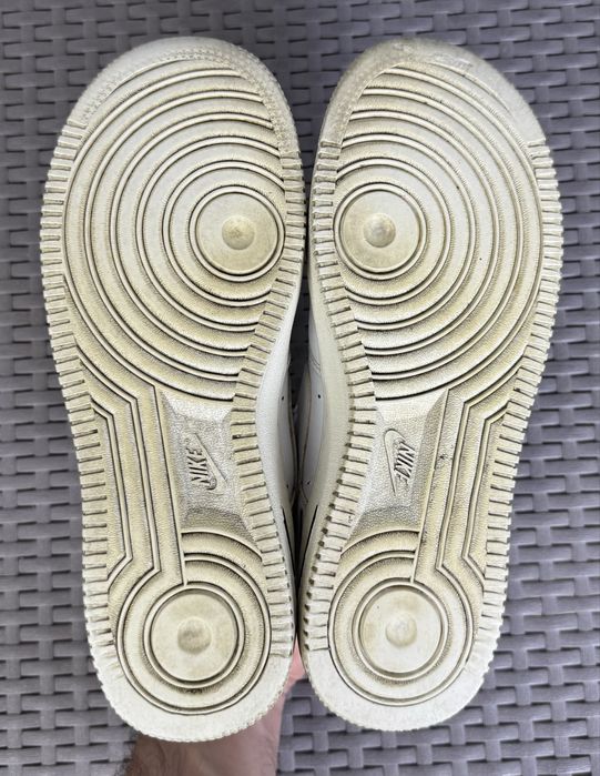 Nike Air Force 1 кроссовки 38 размер кожаные спортивные белые