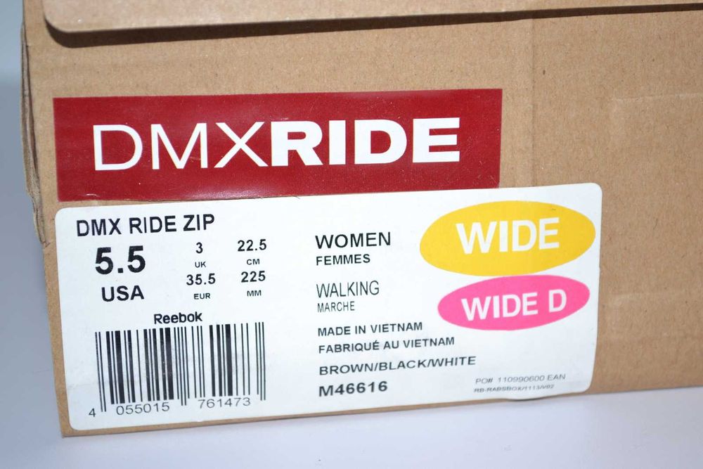 Reebok DMX Ride Zip Buty Sneakersy Nowe 35,5 WYPRZEDAŻ