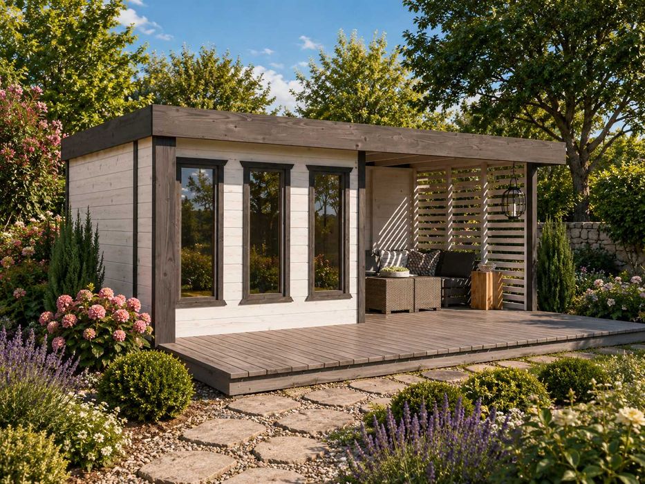 MONTAŻ i DOMEK 6x3 na ROD domek 6x4 domek 4x4 MDN10 sauna jacuzzi siłownia, domek letniskowy, domki ogrodowe, altana 8x4 altana 4x4