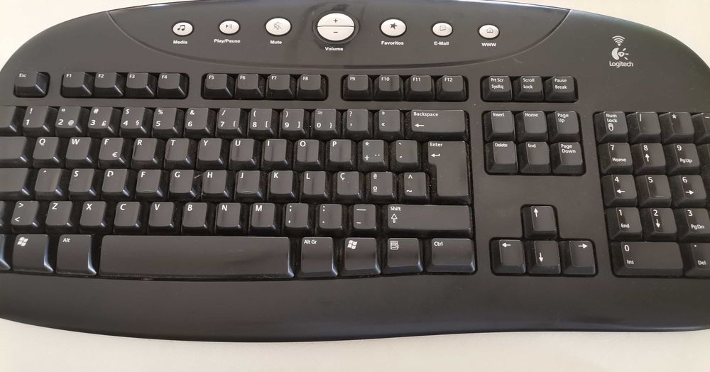 Teclados Logitech cordless desktop