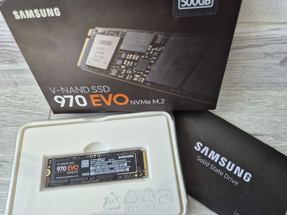 ТОП вибір M.2 SSD диск 500GB Samsung 970 EVO PLUS (PCI-e 3.0 x4. NVMe). TRADE-IN