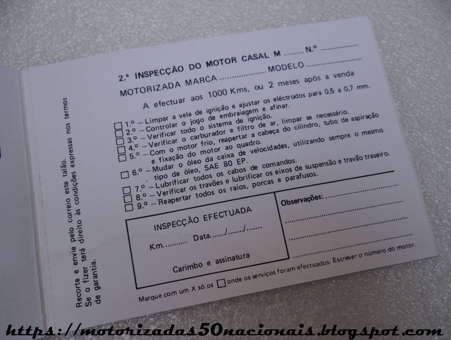 Manual de Instruções e Cuidados p/ Motores Casal de 2 Velocidades