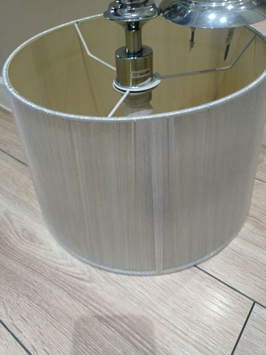 Lampa sufitowa srebrna