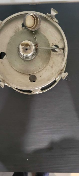 Antigo Fogareiro / Rechaud de Mesa Art Déco – Metal Trabalhado