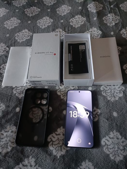 Xiaomi 17T Pro 5G, 12GB RAM + 512GB, cor Preto, novo
