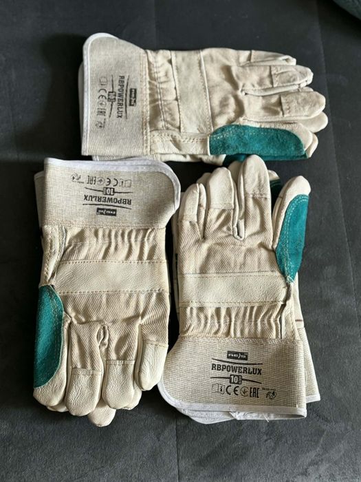 Rękawice robocze skórzane