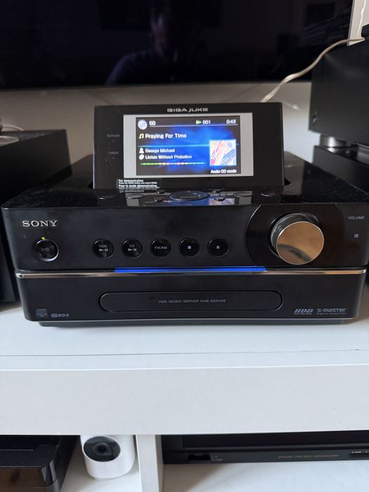 Wieża Sony Nas-S55HDE serwer muzyczny 80GB