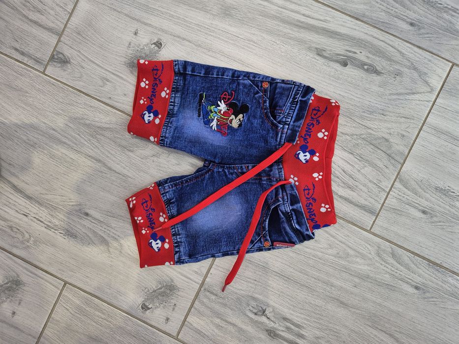 Joggery z myszką miki 10miesięcy