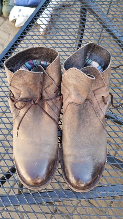 Buty damskie skórzane botki