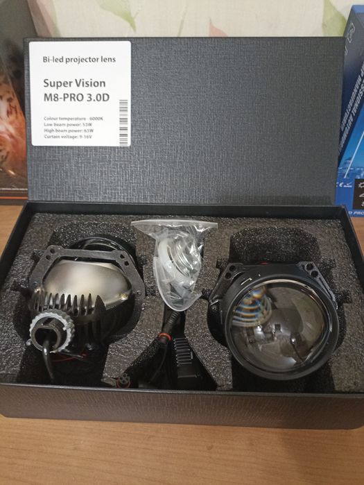 ‼️Bi-led линзы‼️Super Vision 35-50W билед 2.5 и 3 дюйма AMS Aozoom