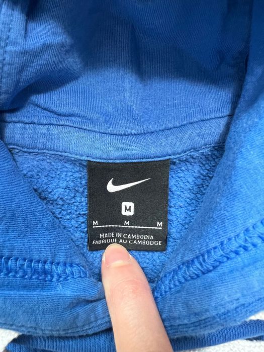 Bluza Nike Small Logo Blue Y2K Bluza