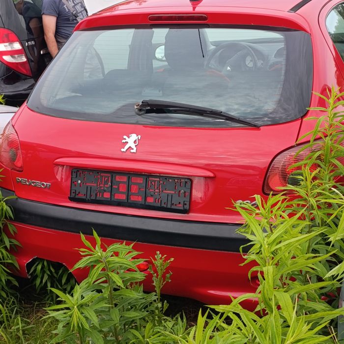 Кришка багажника Пежо 206 після 2002 року, компоектна, колір KKN