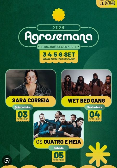 Vendo bilhetes Concerto dos Quatro e meia