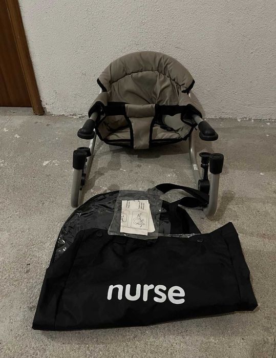 Cadeira papa bebé com saco viagem nova