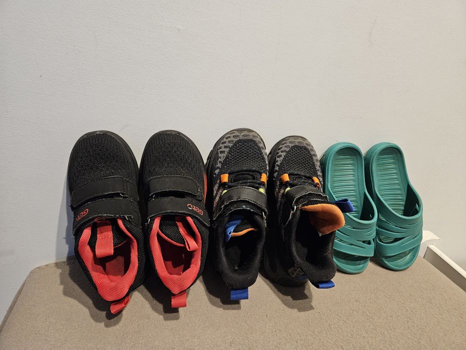 Buty sportowe dla chłopca adidasy i klapki