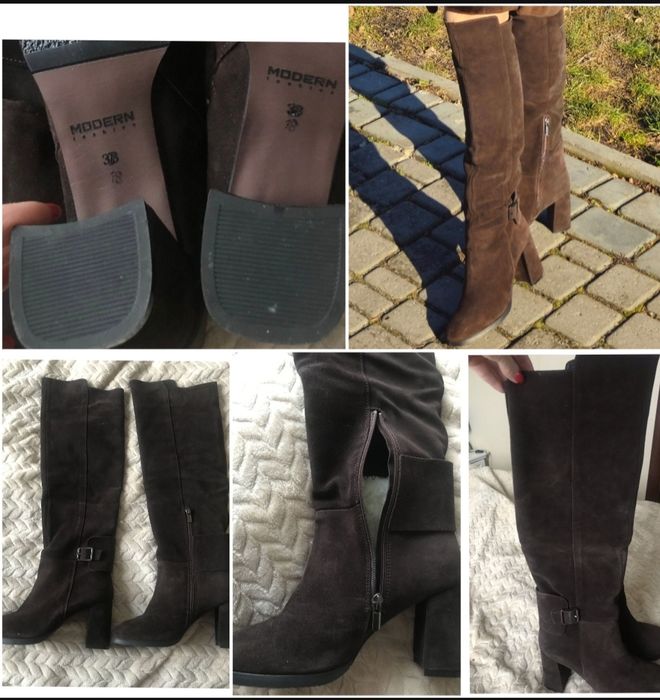 A.nushina сапоги казаки чоботи труби полусапожки