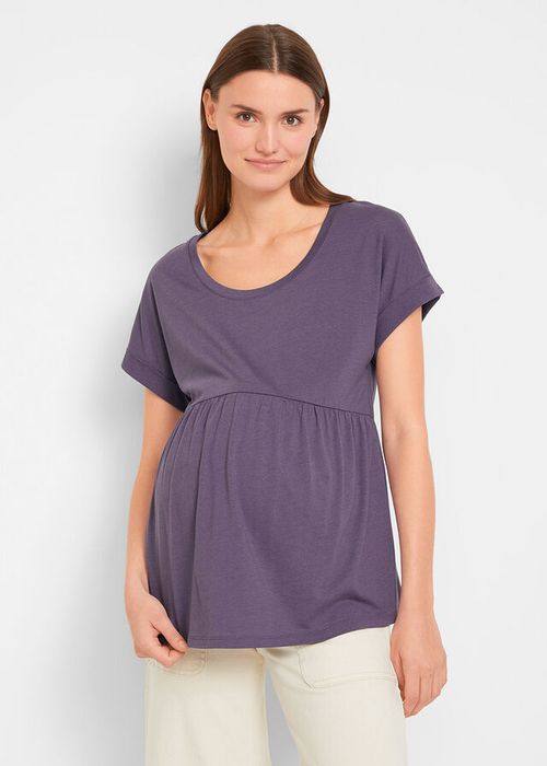 B.P.C fioletowy t-shirt ciążowy 36/38.