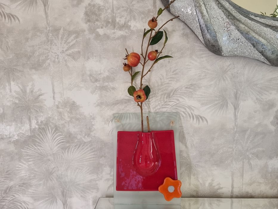 Jarra de Pendurar Artesanal em Vidro