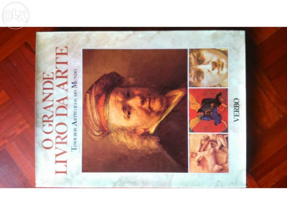 O grande livro da arte - tesouros artísticos do mundo. estado novo.