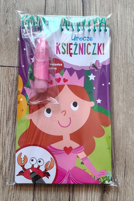 Kolorowanka wodna Urocze księżniczki nowa