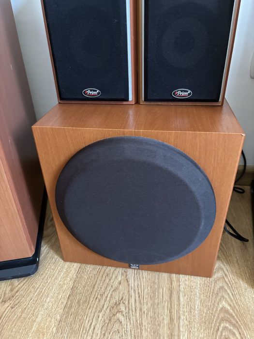Wieża stereo zestaw yamaha drewniany