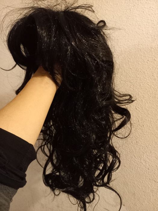 Peruka nowa - Czarne Włosy