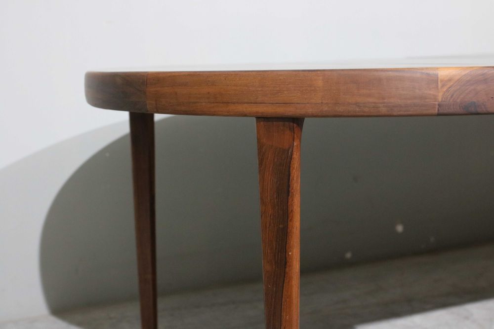 Mesa de jantar nórdica extensível em pau santo | Mid Century