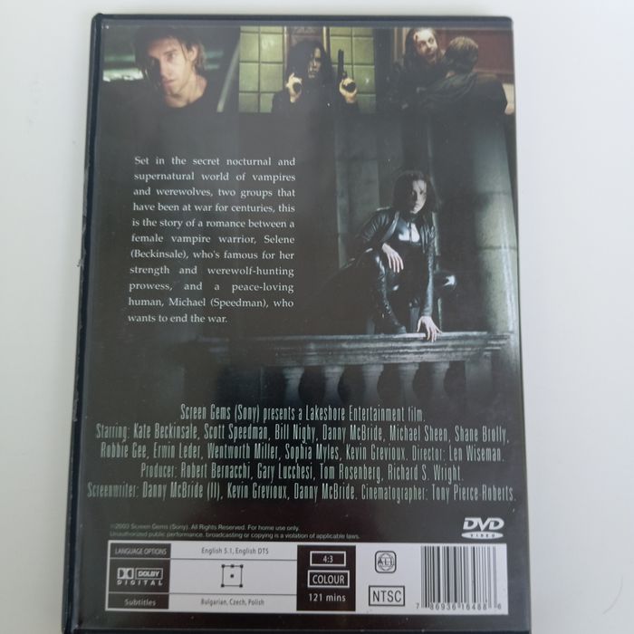 Underworld, DVD, stan bdb, dobra cena.