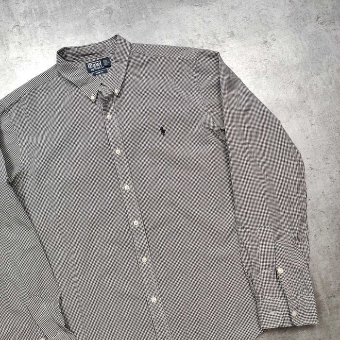 MĘSKA PREMIUM Koszula Elegancka Polo Ralph Lauren Slim Fit Kratka Haft