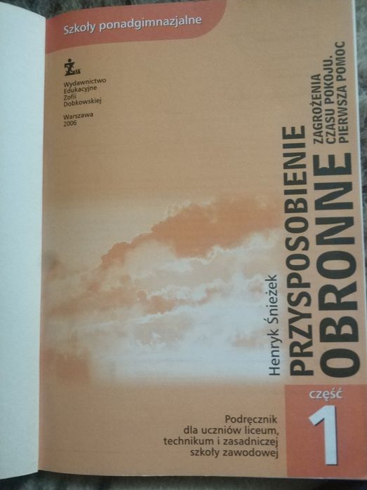 Przysposobienie obronne Henryk Śnieżek