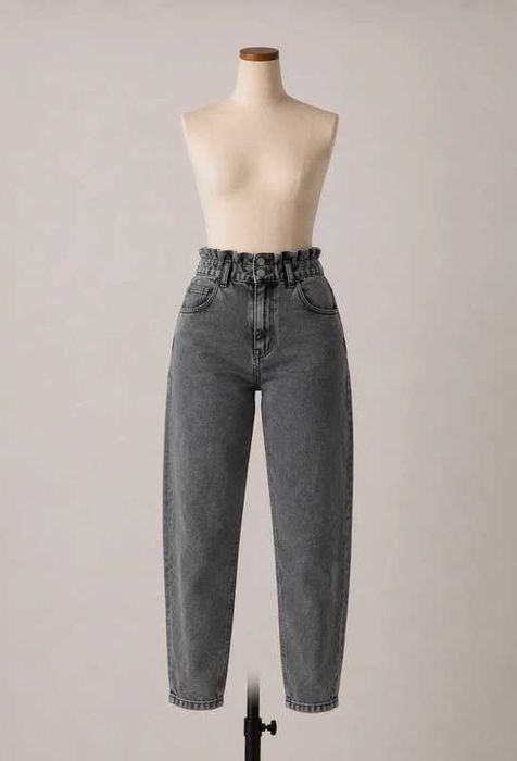 Pull & Bear, jeansy z wysokim stanem r. 32