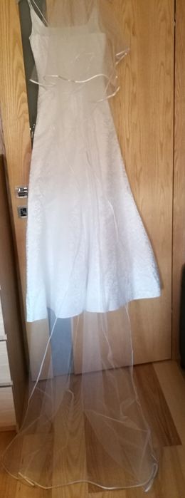 Suknia ślubna+długi welon